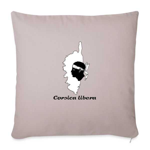 Corsica Libera sur Housse de coussin décorative 45 x 45 cm
