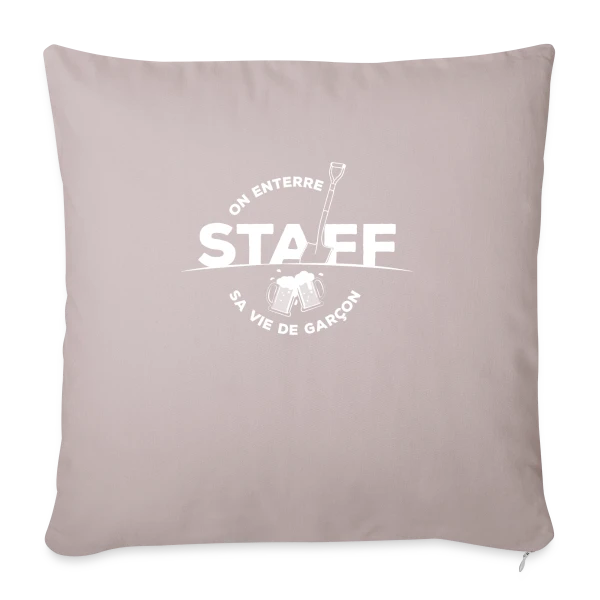 Équipe EVG Futur Marié sur Housse de coussin décorative 45 x 45 cm