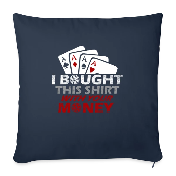 Poker Star: Design Casino Gagnant sur Housse de coussin décorative 45 x 45 cm