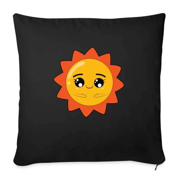 Rayon de Soleil Éclatant sur Housse de coussin décorative 45 x 45 cm