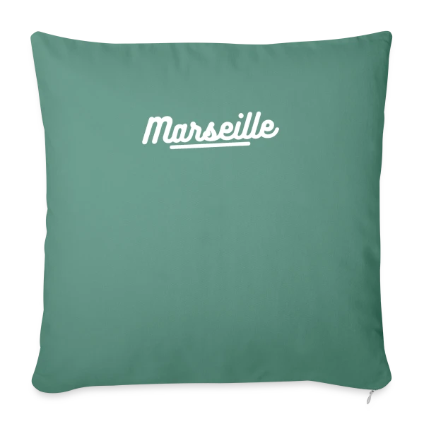 Marseille Design Épuré sur Housse de coussin décorative 45 x 45 cm