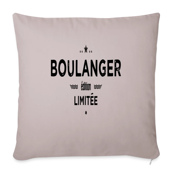 Maître Boulanger - Édition Limitée sur Housse de coussin décorative 45 x 45 cm