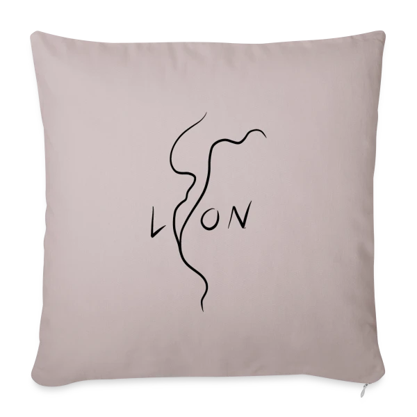 Lyon Confluence Fluviale sur Housse de coussin décorative 45 x 45 cm