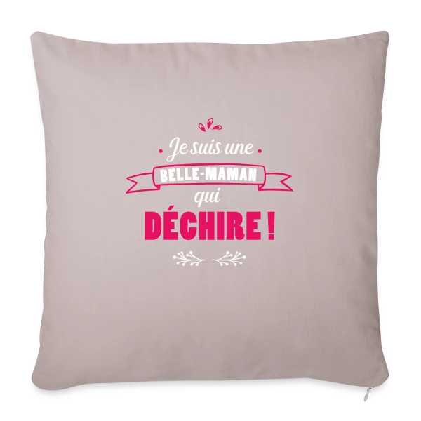 Belle-Maman Qui Déchire sur Housse de coussin décorative 45 x 45 cm