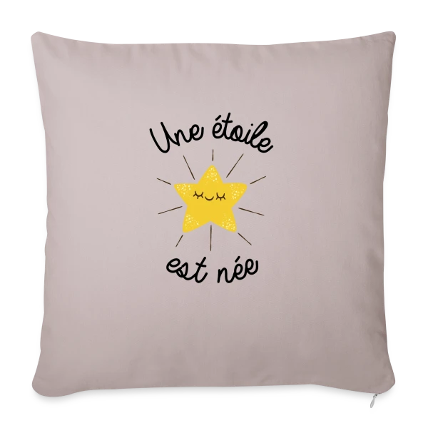 Une Étoile est Née sur Housse de coussin décorative 45 x 45 cm