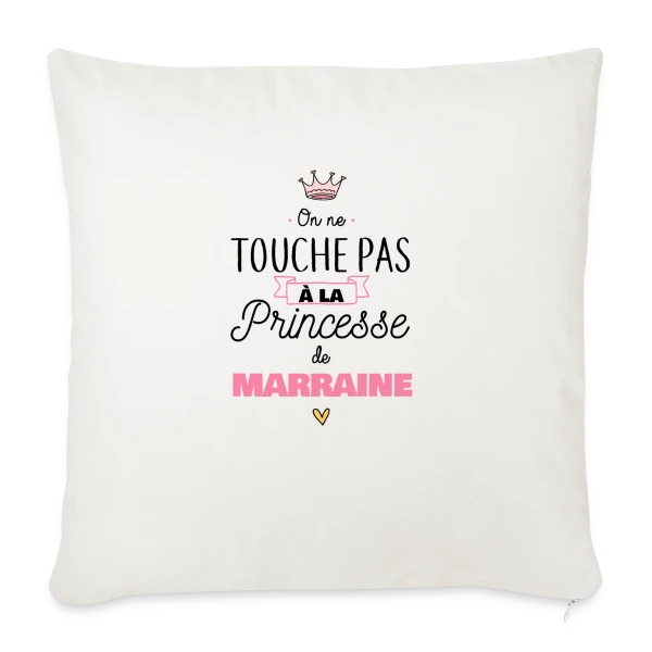 Ma Princesse de Marraine sur Housse de coussin décorative 45 x 45 cm