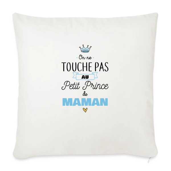 Mon Petit Prince de Maman sur Housse de coussin décorative 45 x 45 cm
