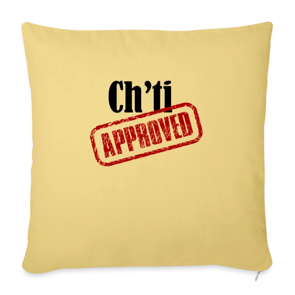 Ch'ti Approved sur Housse de coussin décorative 45 x 45 cm