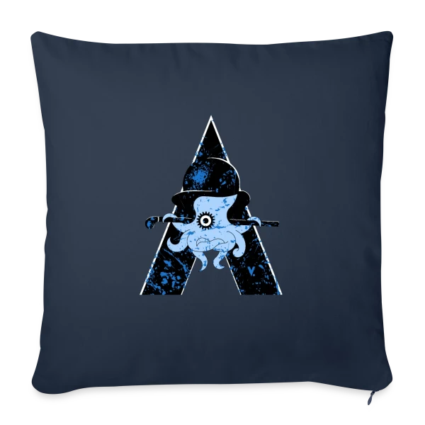 Pieuvre Mécanique : Style Steampunk sur Housse de coussin décorative 45 x 45 cm