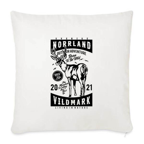 Norrland Vildmark 2021 : L'Aventure Suédoise sur Housse de coussin décorative 45 x 45 cm