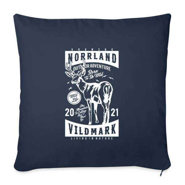 Norrland Vildmark 2021 : Exploration Grand Nord sur Housse de coussin décorative 45 x 45 cm