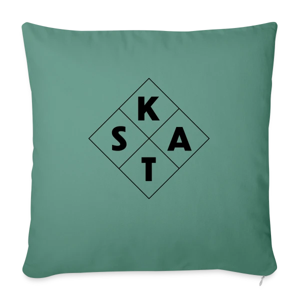 Humour pour Joueurs de Skat sur Housse de coussin décorative 45 x 45 cm