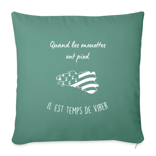 Bretagne Élégante sur Housse de coussin décorative 45 x 45 cm
