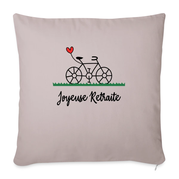 Vive la Retraite : Vélo, Van et Voyages sur Housse de coussin décorative 45 x 45 cm