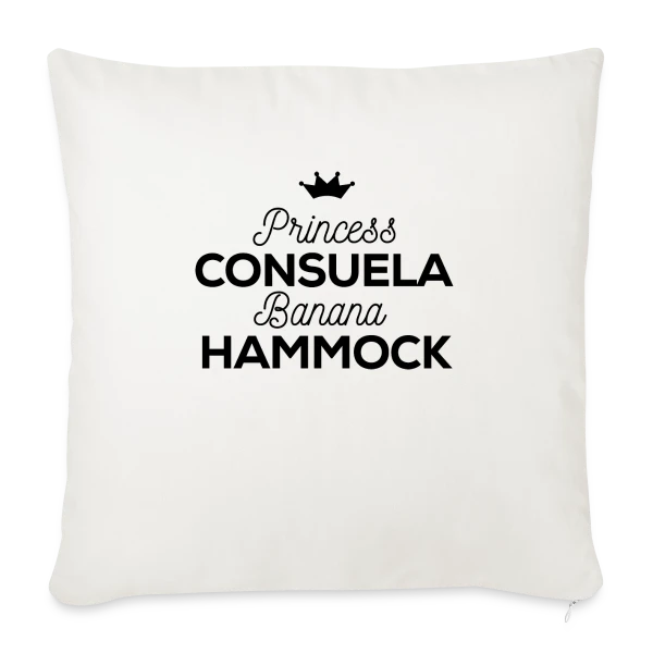 Princess Consuela Banana Hammock - T-shirt Culte Friends sur Housse de coussin décorative 45 x 45 cm