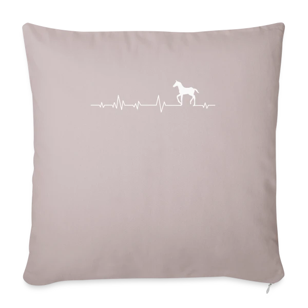 Cheval Élégant Discret sur Housse de coussin décorative 45 x 45 cm
