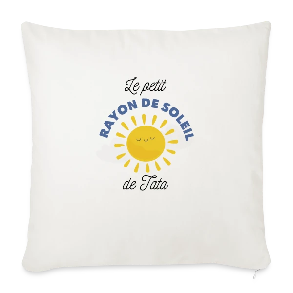 Le Rayon de Soleil de Tata sur Housse de coussin décorative 45 x 45 cm