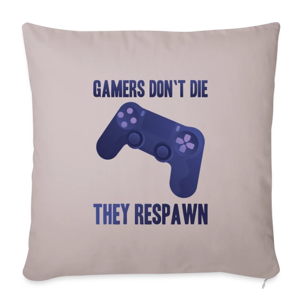 Univers Gaming : Manette et Esprit Geek sur Housse de coussin décorative 45 x 45 cm