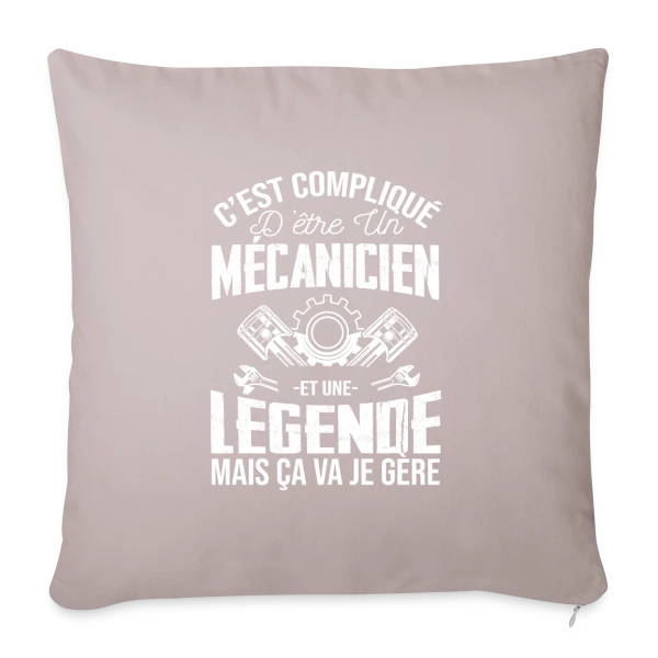 Mécanicien De Légende : C'est Compliqué, Mais Je Gère ! sur Housse de coussin décorative 45 x 45 cm