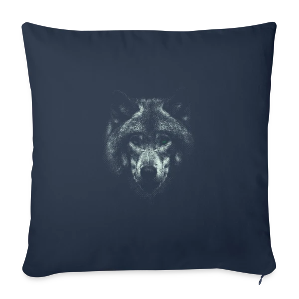 Esprit Loup Fantomatique sur Housse de coussin décorative 45 x 45 cm