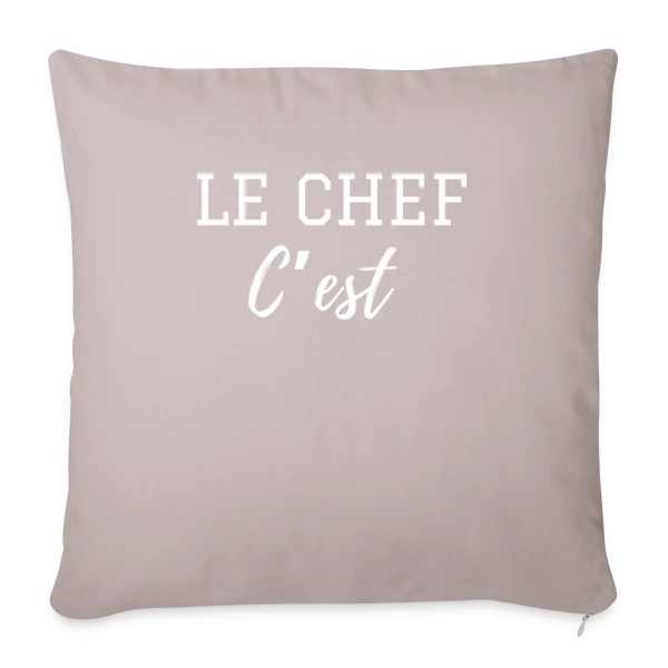 Motif Personnalisé : Mon Prénom en Cuisine sur Housse de coussin décorative 45 x 45 cm