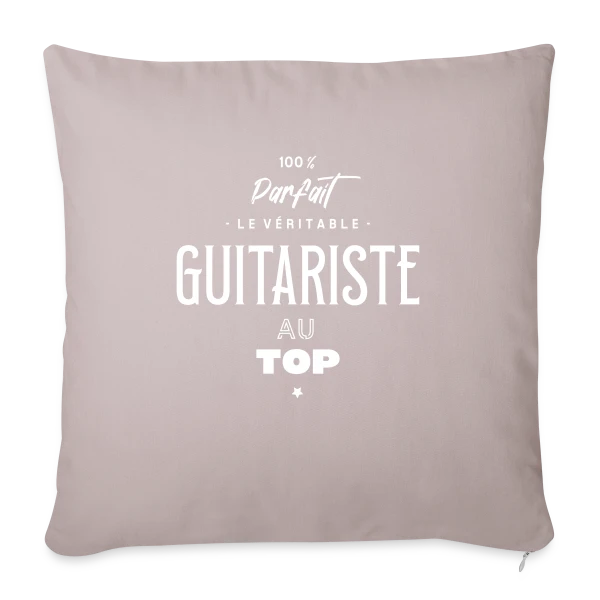 Guitariste Virtuose sur Housse de coussin décorative 45 x 45 cm