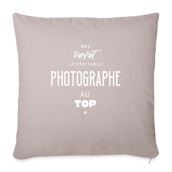 Le Photographe au Top : C'est Moi ! sur Housse de coussin décorative 45 x 45 cm