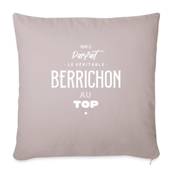 Berrichon Authentique & Fier sur Housse de coussin décorative 45 x 45 cm