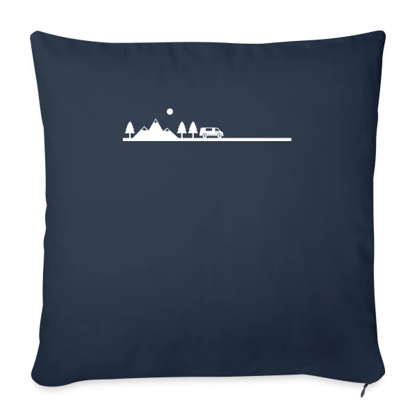 Aventure Van Life Paysage sur Housse de coussin décorative 45 x 45 cm