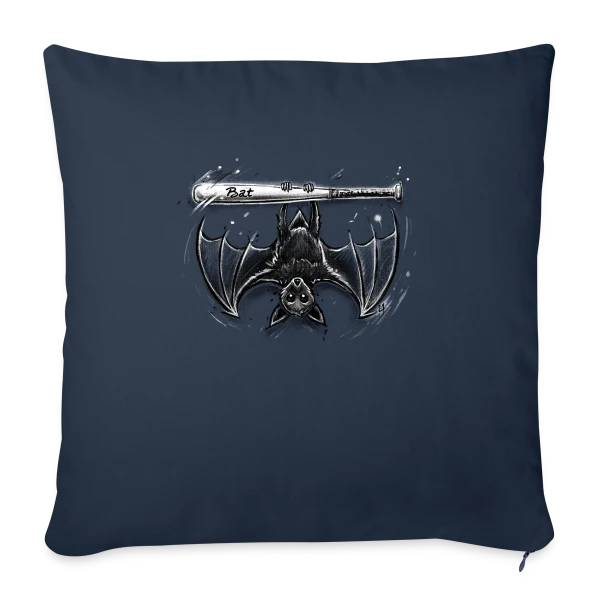 La Batte de la Chauve-Souris sur Housse de coussin décorative 45 x 45 cm