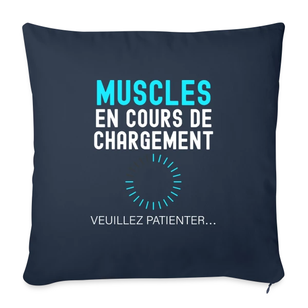 Muscles en Cours de Chargement sur Housse de coussin décorative 45 x 45 cm