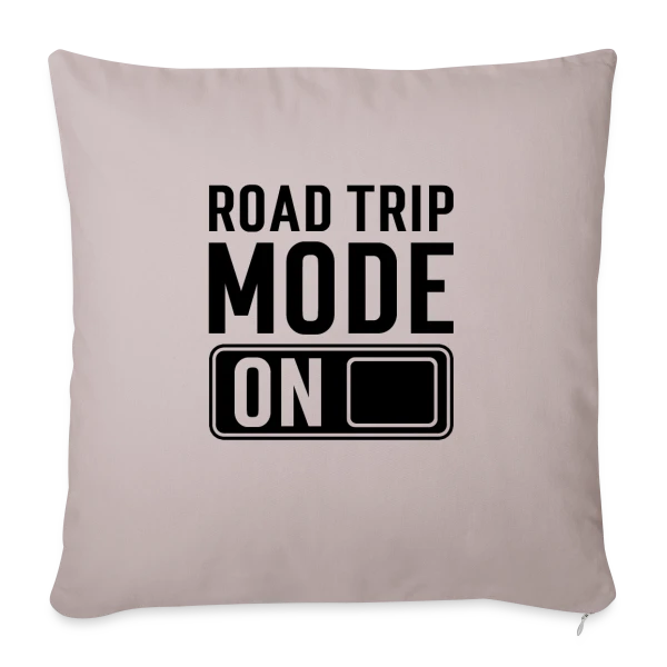 Mode Road Trip Activé sur Housse de coussin décorative 45 x 45 cm