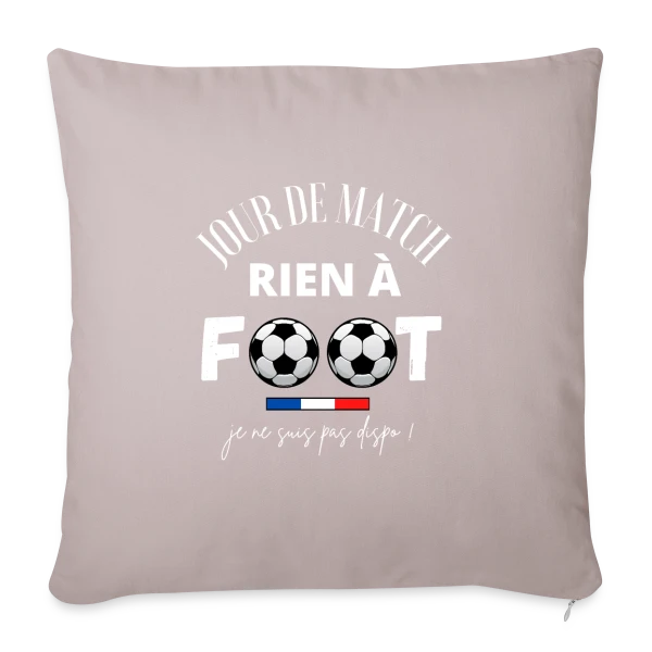 Jour de Match : Je Ne Suis Pas Dispo sur Housse de coussin décorative 45 x 45 cm