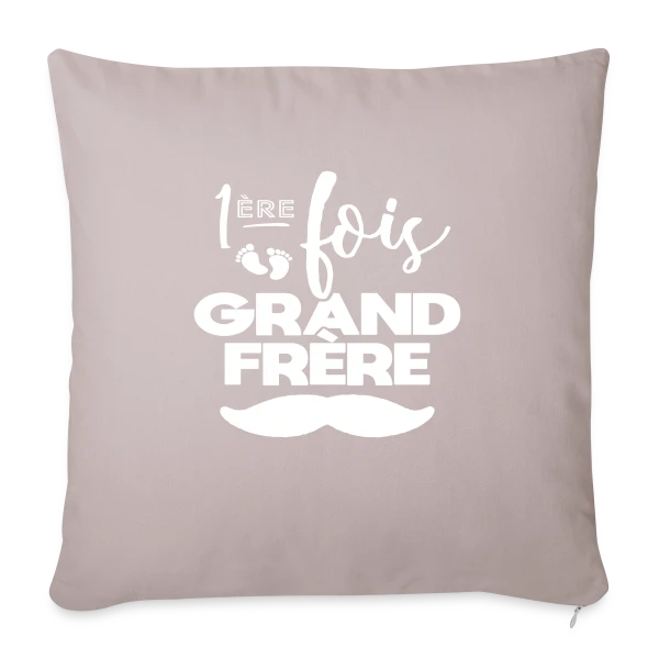 Futur Grand Frère sur Housse de coussin décorative 45 x 45 cm