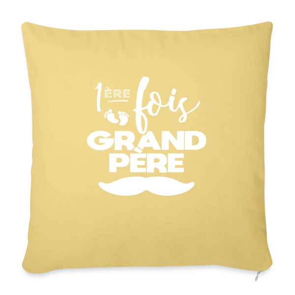 Futur Grand-Père sur Housse de coussin décorative 45 x 45 cm