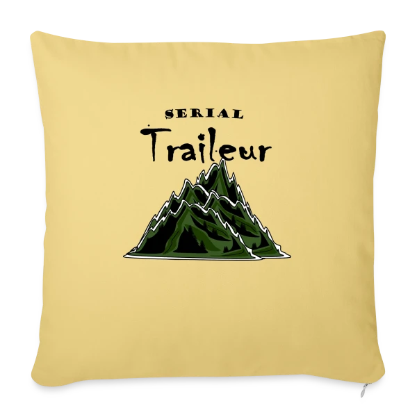 Serial Traileur sur Housse de coussin décorative 45 x 45 cm