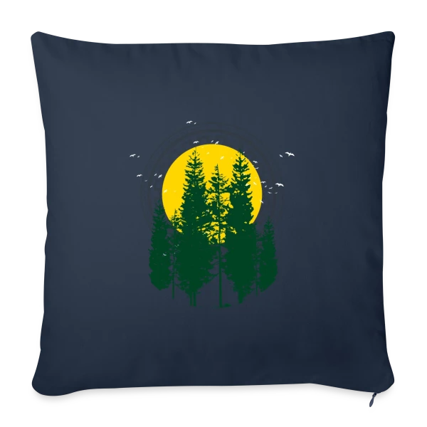 Arbre du Monde Végétal sur Housse de coussin décorative 45 x 45 cm