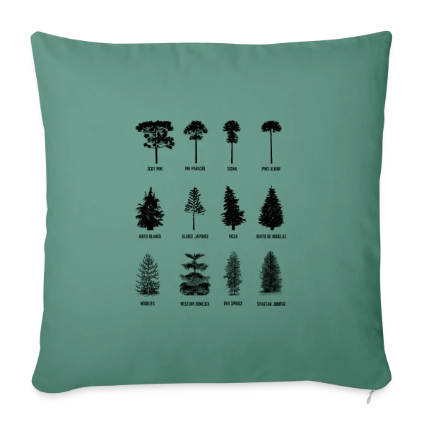Arbre Majestueux de la Forêt sur Housse de coussin décorative 45 x 45 cm