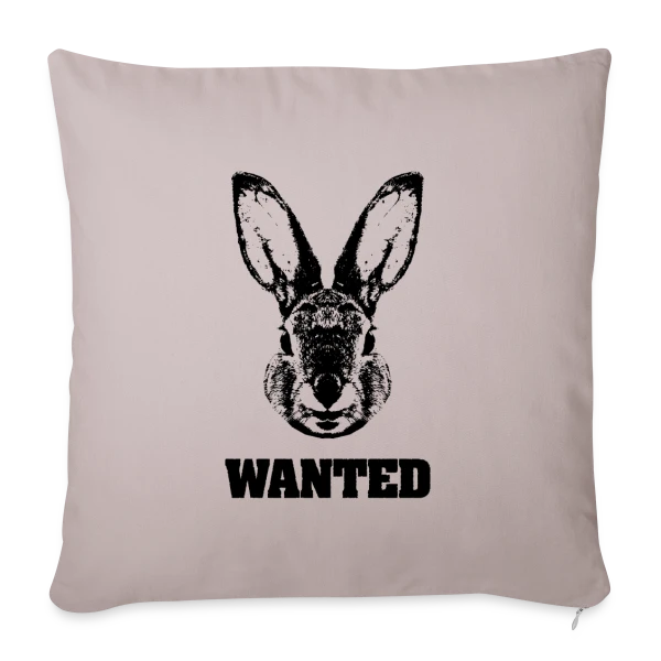 Lapin Recherché Parodie sur Housse de coussin décorative 45 x 45 cm