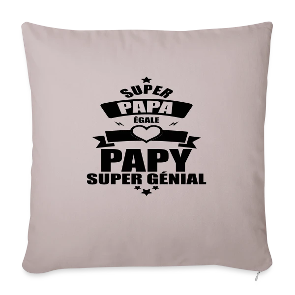 Super Papy, Super Papa : Le Meilleur des Grands-Pères sur Housse de coussin décorative 45 x 45 cm