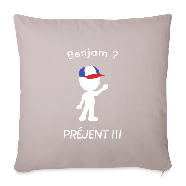 Tricolore Humour sur Housse de coussin décorative 45 x 45 cm