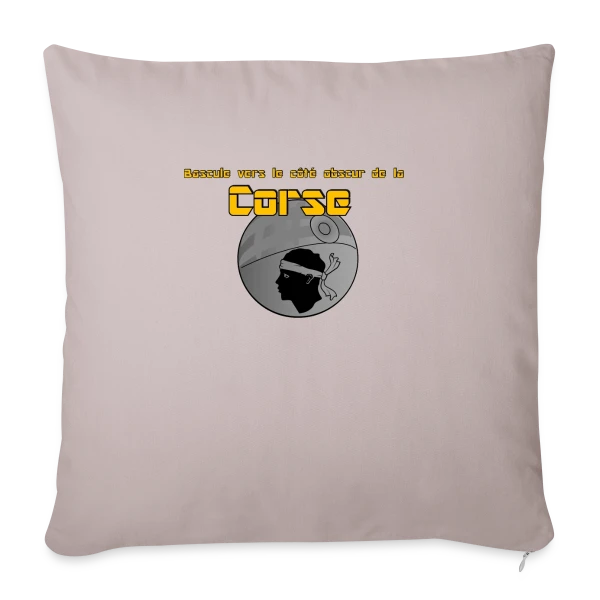 Corse : Le Côté Obscur de l'Île de Beauté sur Housse de coussin décorative 45 x 45 cm