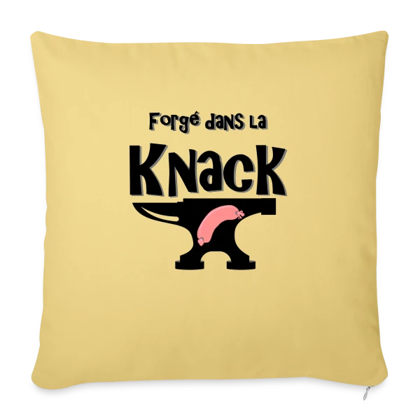Forgé dans la Knack sur Housse de coussin décorative 45 x 45 cm
