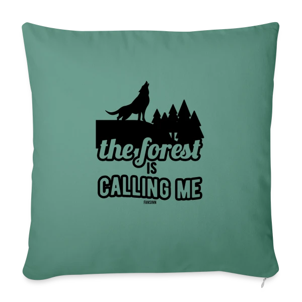L'Appel de la Forêt sur Housse de coussin décorative 45 x 45 cm