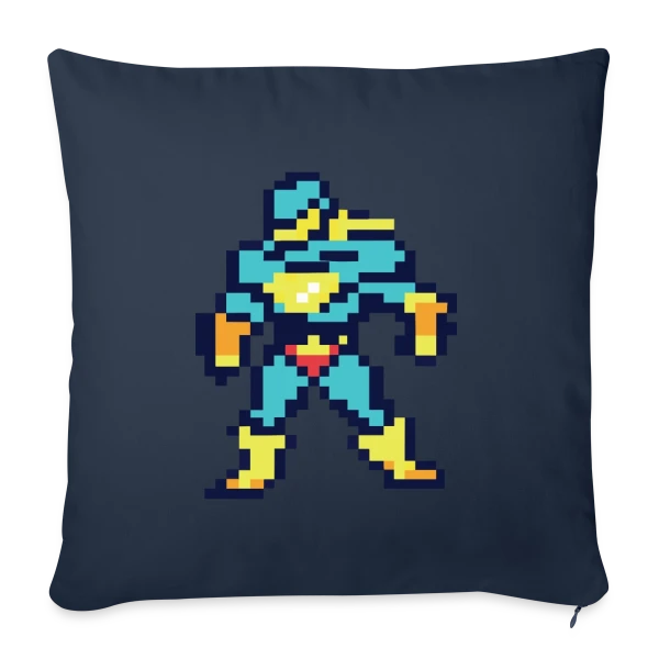 Super-Héros Rétro Sammy sur Housse de coussin décorative 45 x 45 cm