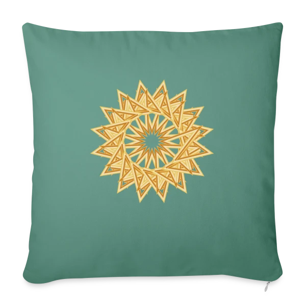 Étoile Dorée Exceptionnelle pour Noël sur Housse de coussin décorative 45 x 45 cm