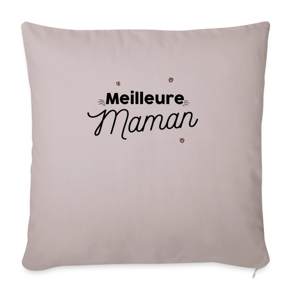 Meilleure Maman : Le Cadeau Parfait pour Elle sur Housse de coussin décorative 45 x 45 cm