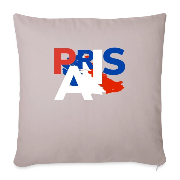 Paris Tricolore Moderne sur Housse de coussin décorative 45 x 45 cm