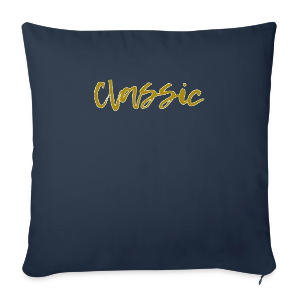 Classique Doré Élégant sur Housse de coussin décorative 45 x 45 cm