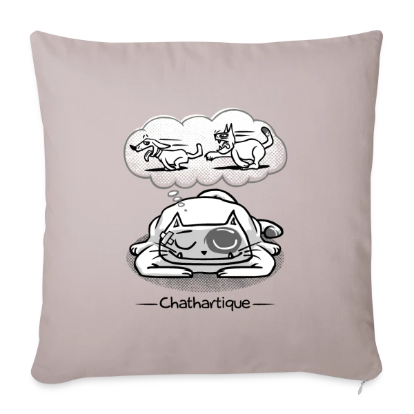 Un rêve Chathartique sur Housse de coussin décorative 45 x 45 cm